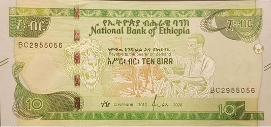 Etiopia 10 Birr Ludzie 2020 P-53