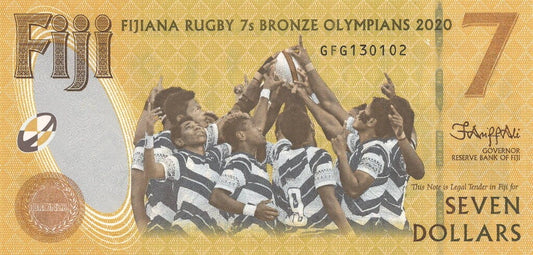 Fidżi 7 $ Rugby 2022 P-122a.2