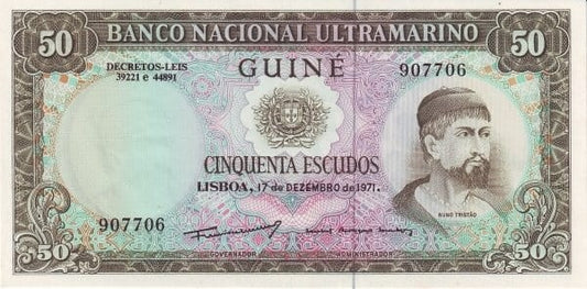 Gwinea Portugalska 50 escudos Statki 1971 P-44