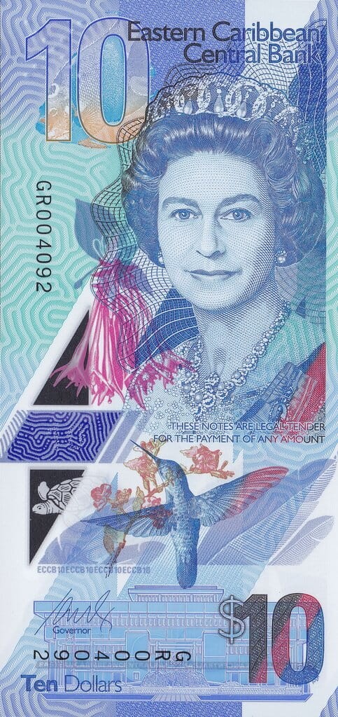 Karaiby wschodnie 10$ Koliber 2019 P-57