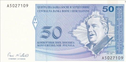 Bośnia i Hercegowina 50 pfenigów Chata 1998 P-58