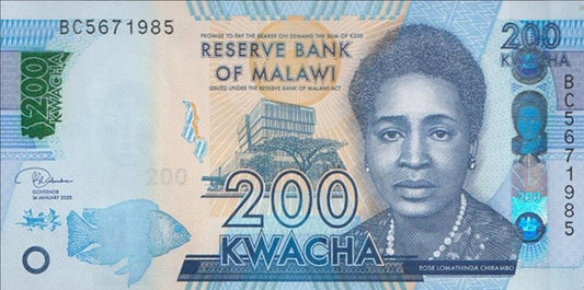 Malawi 200 MK Rybka 2020 P-60f