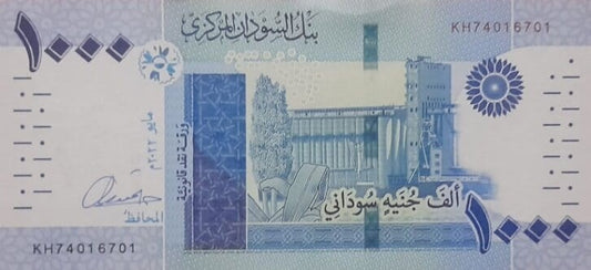 Sudan 1000 funtów Rolnictwo 2022 P-81b