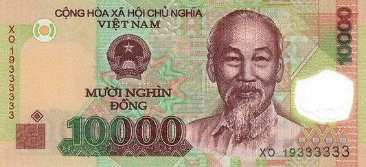 Wietnam 10 000 Dong Chu Tich Ho Minh 2019 P-119l