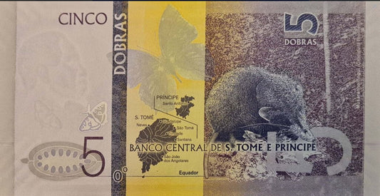 Wyspy Świętego Tomasza 5 dobras Zębiełek 2020 P-76