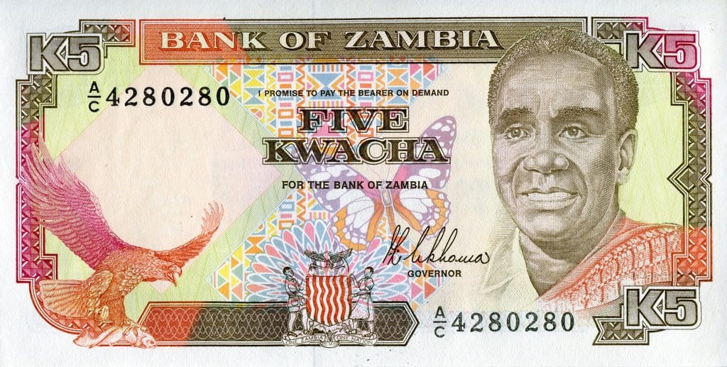Zambia 5 ZK Orzeł 1989 P-30