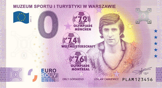 0 euro Polska Muzeum Sportu L. Ćmikiewicz 2021.1
