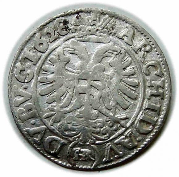 3 krajcary 1628 Ferdynand I Habsburg Wrocław