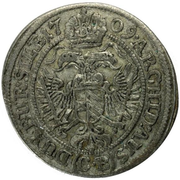 3 krajcary 1709 Józef I Habsburg Brzeg