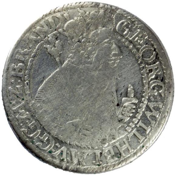 Ort 1624 Jerzy Wilhelm Księstwo Pruskie Królewiec