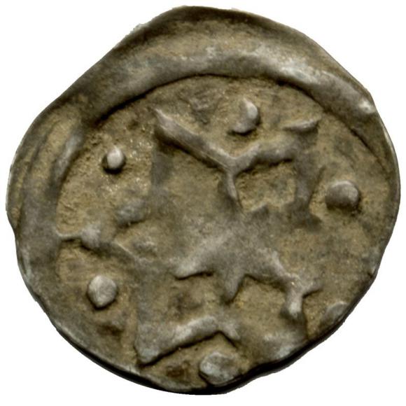 Denar Jan I Otto III Otto IV Niemcy Brandenburgia