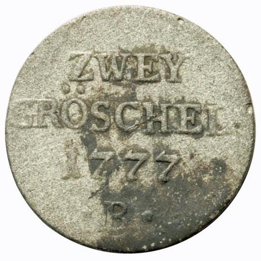 2 greszele 1777 Fryderyk II Wielki Niemcy Wrocław
