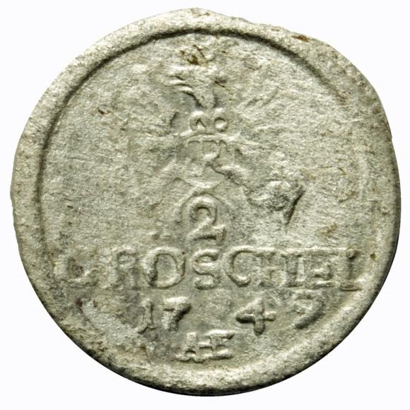 2 greszele 1749 Fryderyk II Wielki Niemcy Wrocław