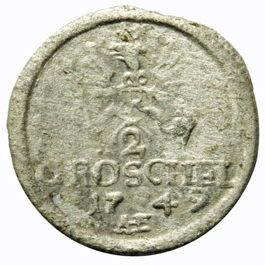 2 greszele 1749 Fryderyk II Wielki Niemcy Wrocław