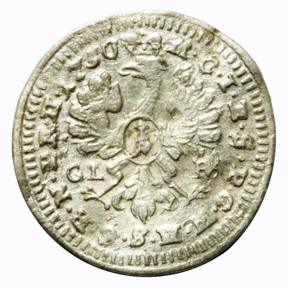 1 krajcar 1750 Fryderyk II Wielki Niemcy Bayereuth