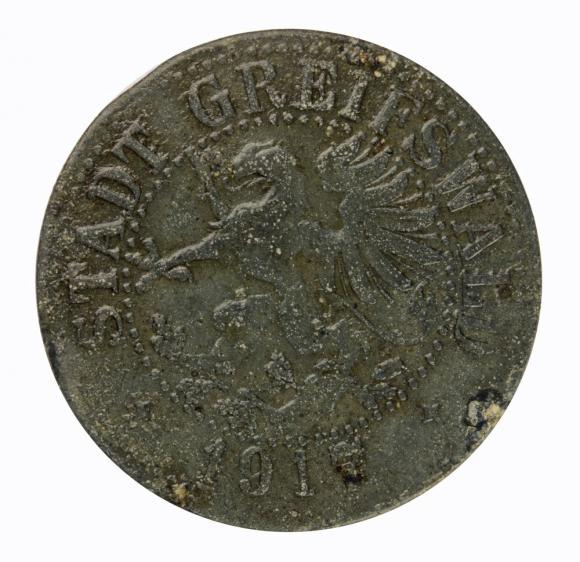 25 fenigów 1917 Greifswald Pomorze