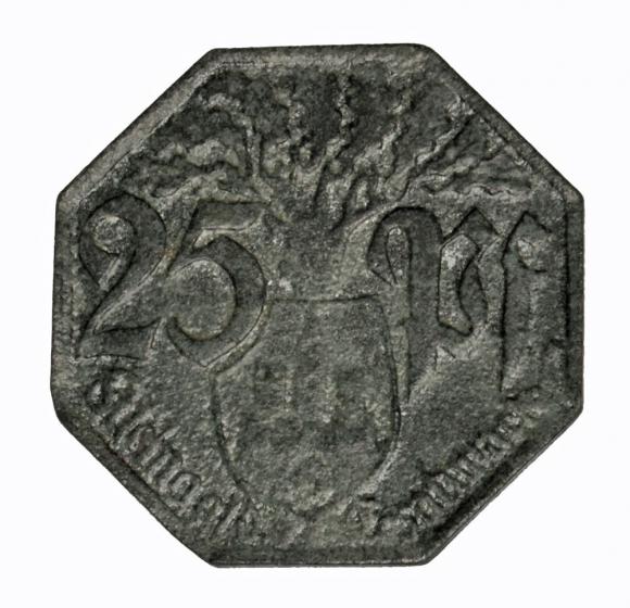 25 fenigów 1917 Weilburg Hesja