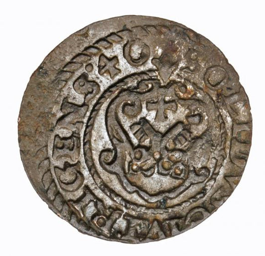 Szeląg 1640 Krystyna Waza Ryga