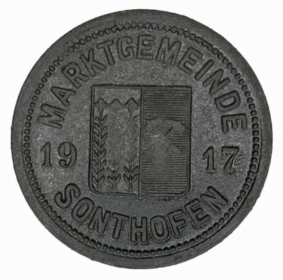 50 fenigów 1917 Sonthofen Bawaria