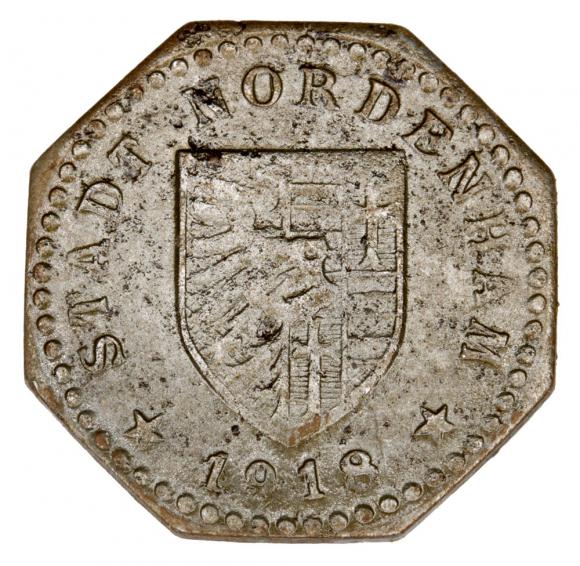 10 fenigów 1918 Nordeham Oldenburg