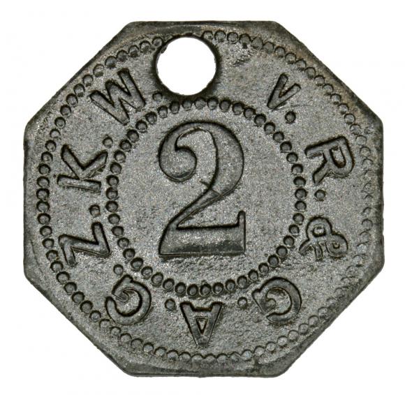 2 fenigi Klein Wanzleben Saksonia