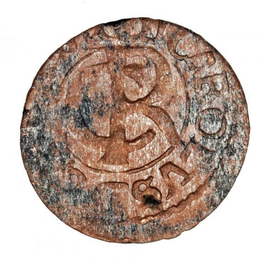 Szeląg 1663 Karol XI Ryga