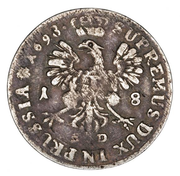 Ort 1698 Fryderyk Wilhelm I Prusy Królewiec