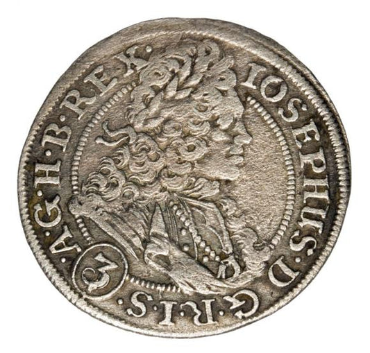 3 krajcary 1709 Józef I Habsburg Śląsk Brzeg