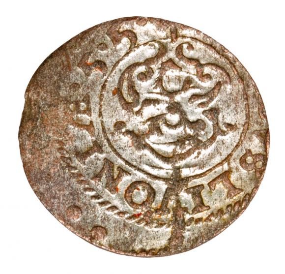 Szeląg 1655 Karol Gustaw Liwonia