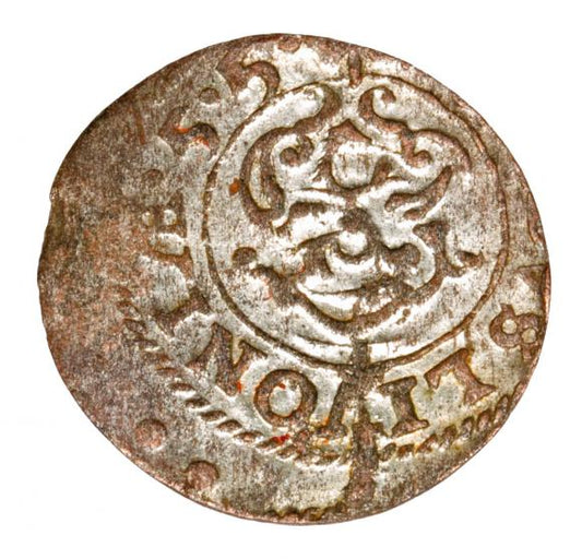 Szeląg 1655 Karol Gustaw Liwonia