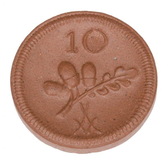 10 fenigów 1921 Ziębice Munsterberg Miśnia