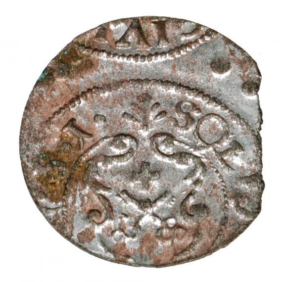 Szeląg 1651 Krystyna Waza Ryga