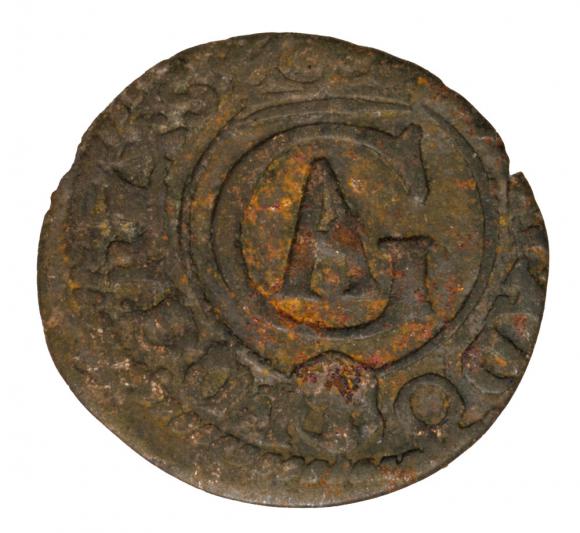 Szeląg 1631 Gustaw II Adolf Ryga