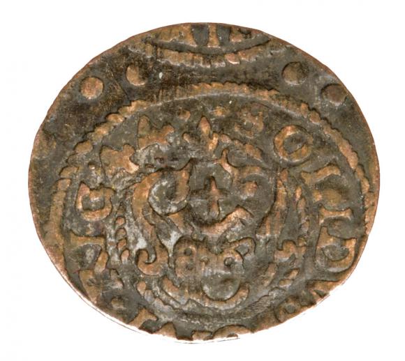 Szeląg 1644 Krystyna Waza Ryga