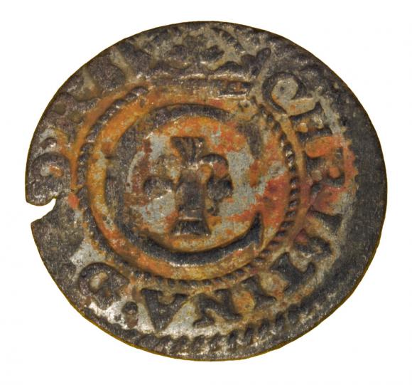 Szeląg 1639 Krystyna Waza Ryga