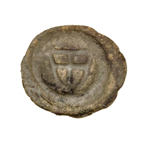 Brakteat 1307-1318 Zakon Krzyżacki Mała Tarcza