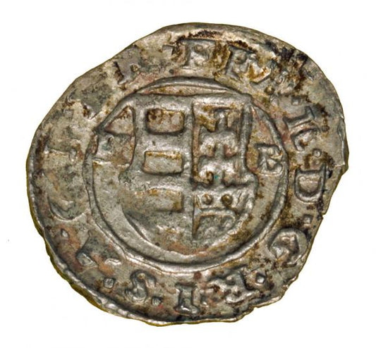 Denar 1635 Ferdynand II Habsburg Węgry Kremnica