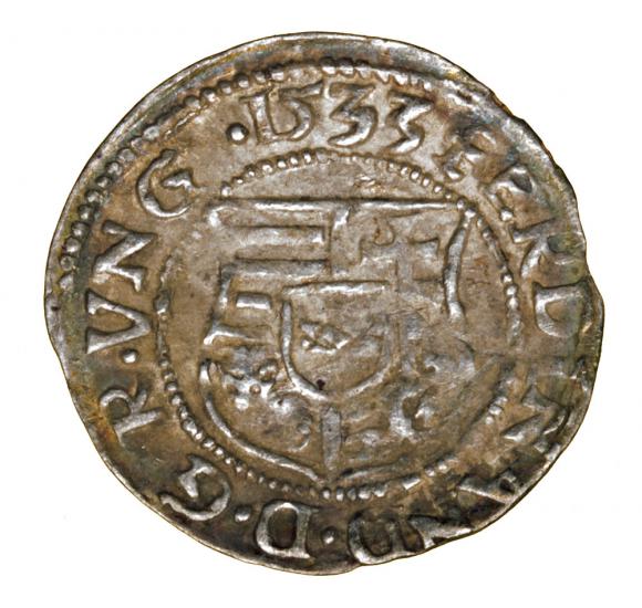 Denar 1533 Ferdynand I Habsburg Węgry Kremnica