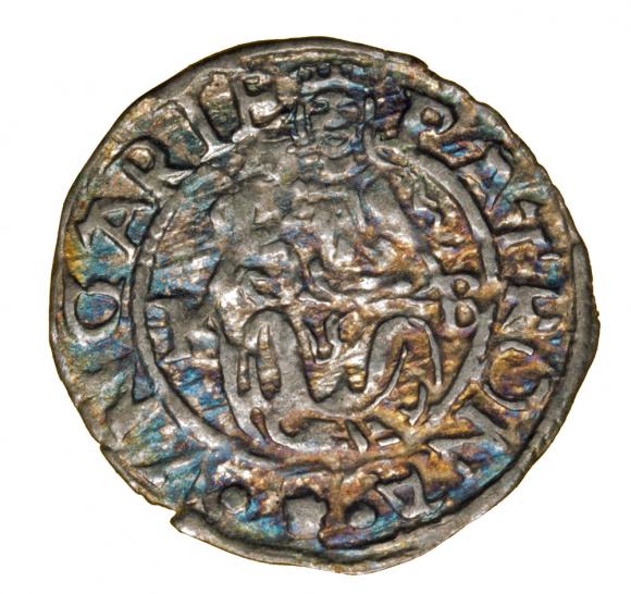 Denar 1567 Maksymilian II Habsburg Węgry Kremnica