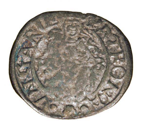 Denar 1571 Maksymilian II Habsburg Węgry Kremnica