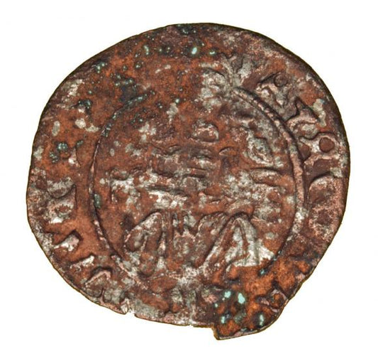 Denar 1568 Maksymilian II Habsburg Węgry Kremnica