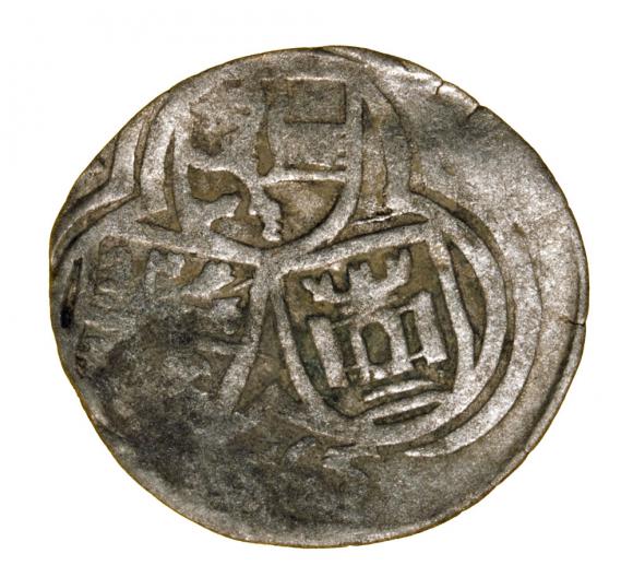 2 fenigi 1565 Johann Jakob Kuen von Belasy Arcybiskupstwo Salzburg