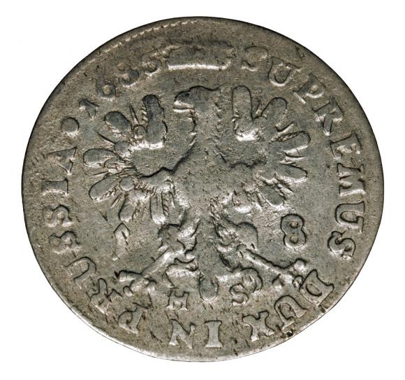 Ort 1685 Fryderyk Wilhelm I Prusy Królewiec