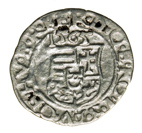 Denar 1565 Ferdynand I Habsburg Węgry Kremnica