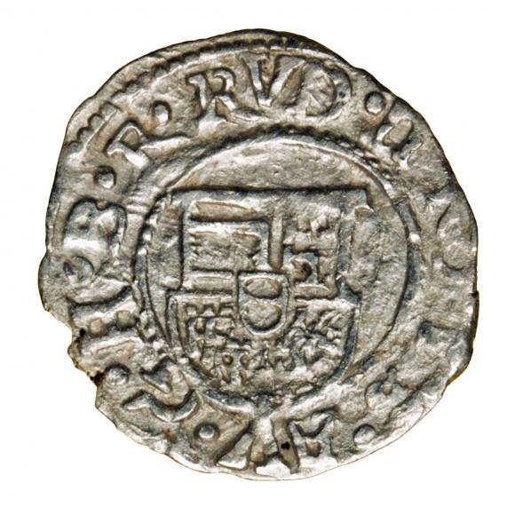 Denar 1601 Rudolf II Habsburg Węgry Kremnica