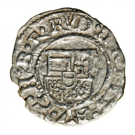 Denar 1601 Rudolf II Habsburg Węgry Kremnica