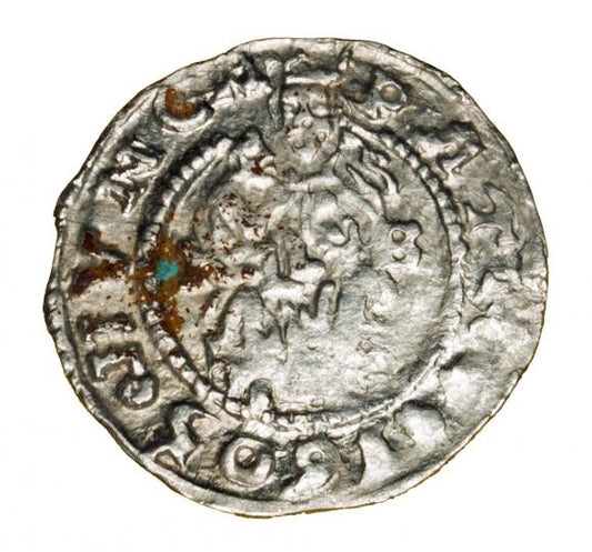 Denar 1605 Rudolf II Habsburg Węgry Kremnica