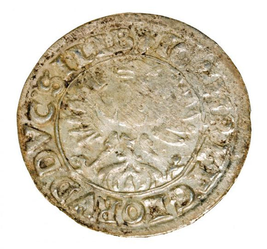 3 krajcary 1618 Jan Krystian Jerzy Rudolf Księstwo Brzesko-Legnicko-Wołowskie Złoty Stok