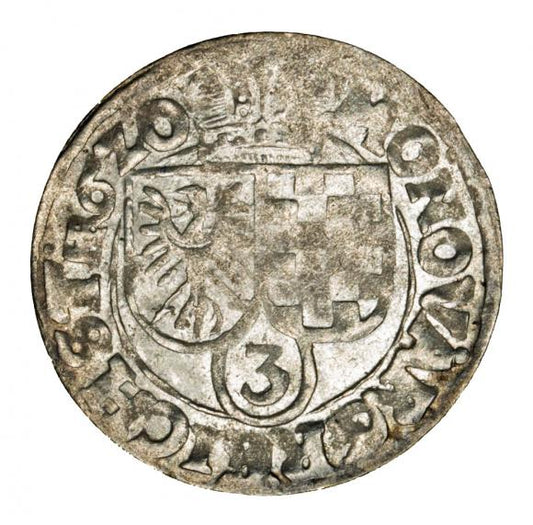 3 krajcary 1620 Jan Krystian Jerzy Rudolf Księstwo Brzesko-Legnicko-Wołowskie Złoty Stok