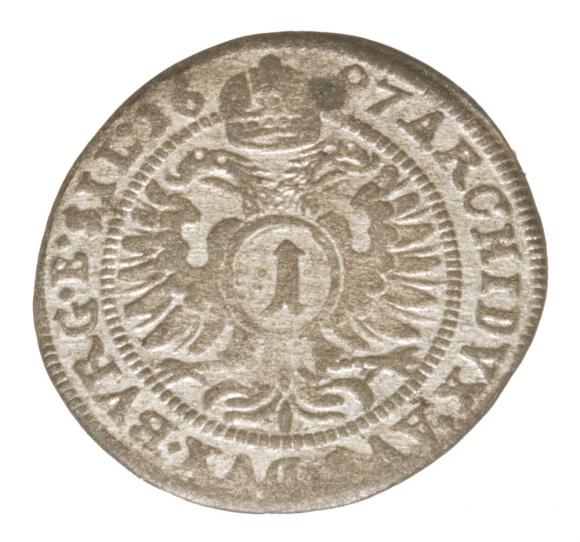 1 krajcar 1697 Leopold I Habsburg Śląsk Opole
